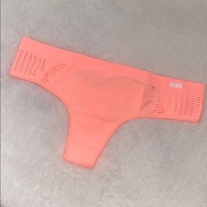PINK Orange Thong/ Victoria Secret